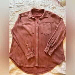 Aerie Anytime Fave Waffle Shirt